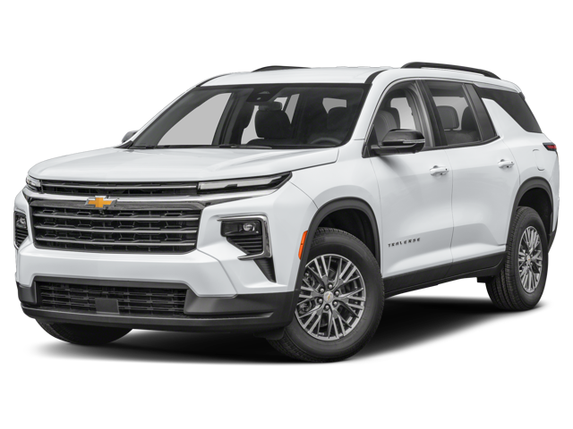 Front side view of 2025 Chevrolet Traverse